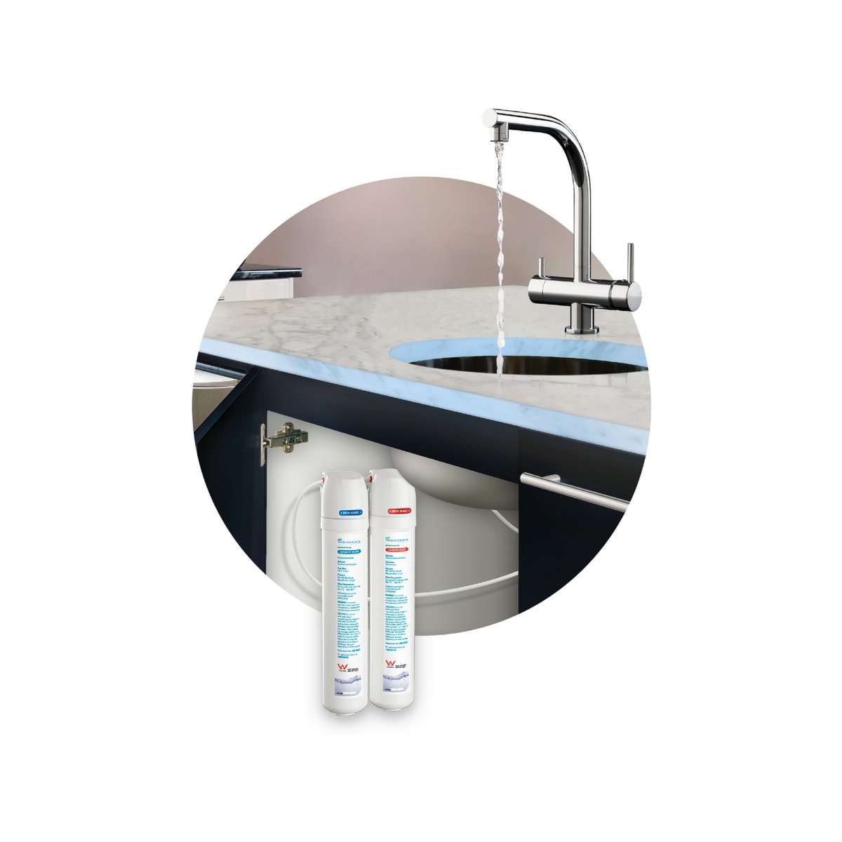 Aquaport Chrome 3 Way Filtered Water Mixer - 1430mm Brass - Safe & Reliable - SuperSaverAU - view 2