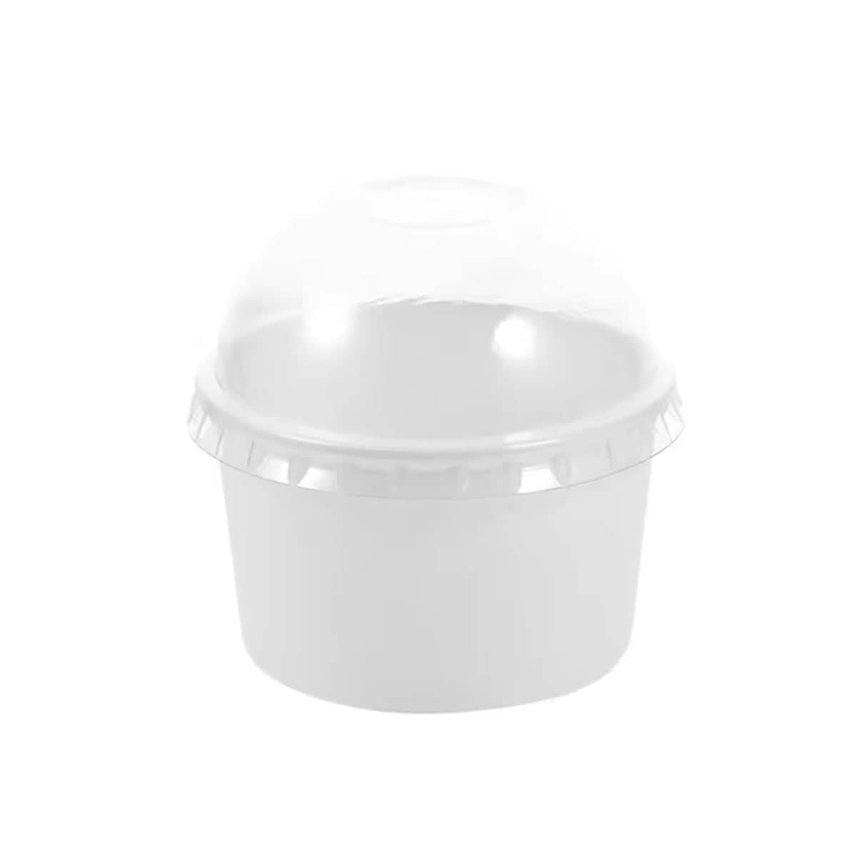 Baking Paper Cups with Lid, Pack of 50 - Food Grade Greaseproof - view 2
