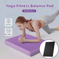 Balance Mat Non Slip Yoga Fitness Mat - Black, 50 x 40 x 4 cm - view 2