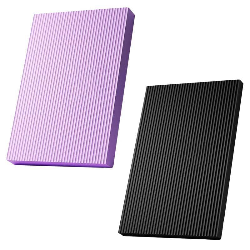 Balance Mat Non Slip Yoga Fitness Mat - Black, 50 x 40 x 4 cm - view 3