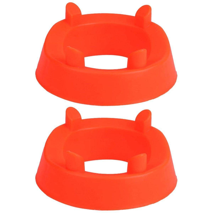 Ball Holder Stand for Football, Basketball and Volleyball, Pack of 2 - Orange