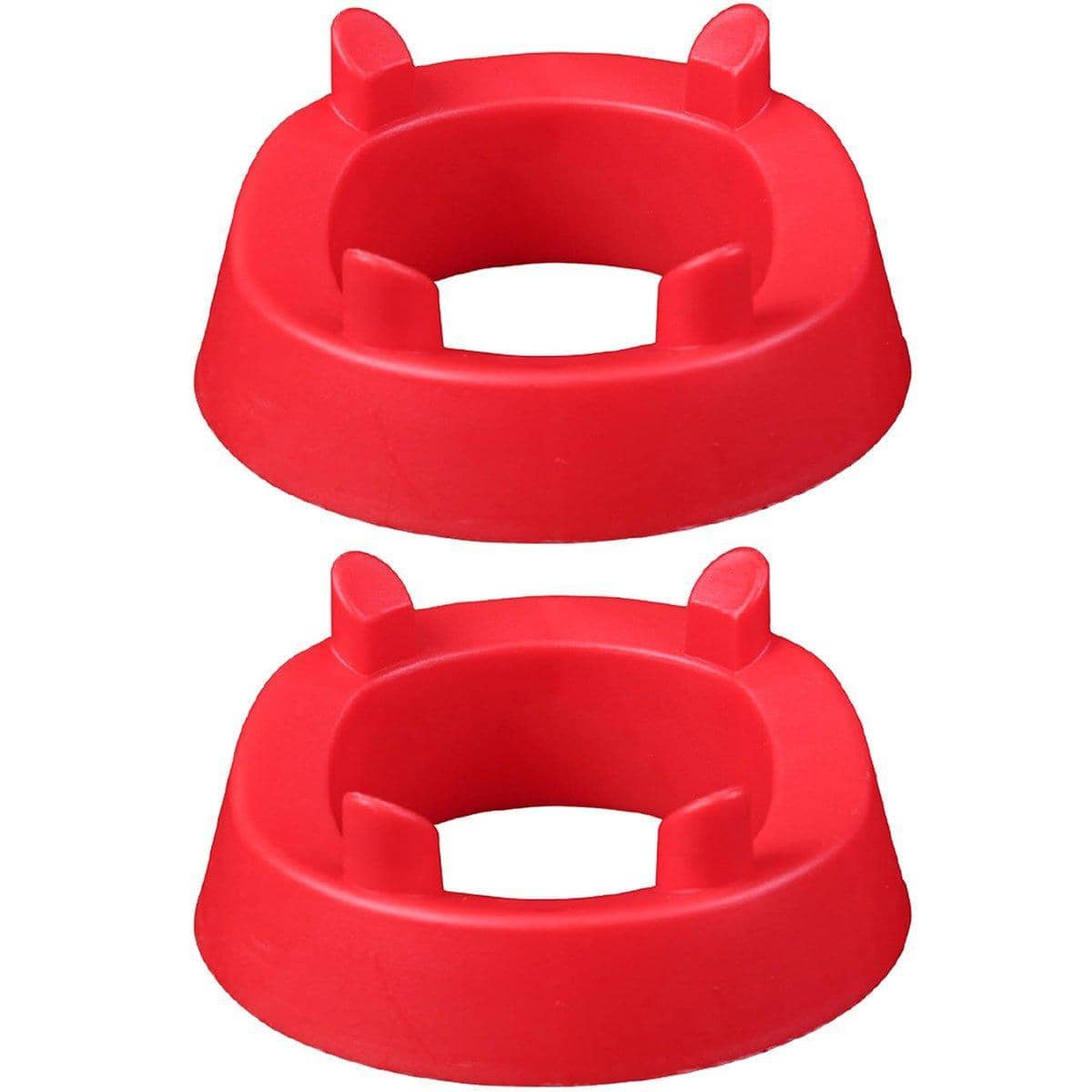 Ball Holder Stand for Football, Basketball and Volleyball, Pack of 2 - Red