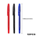 Ballpoint Pens 0.5mm for School and Office, Pack of 12 - Black - view 4