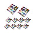 Ballpoint Pens with Textured Grip - 10 Sets of 10, 100 Pens