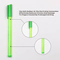 Ballpoint Pens with Textured Grip - 10 Sets of 10, 100 Pens - view 3