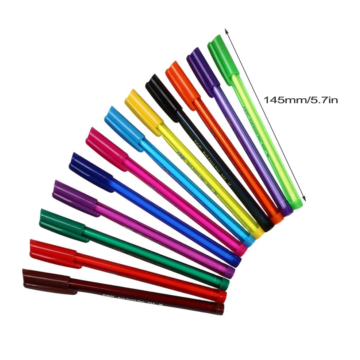 Ballpoint Pens with Textured Grip - 10 Sets of 10, 100 Pens - view 4