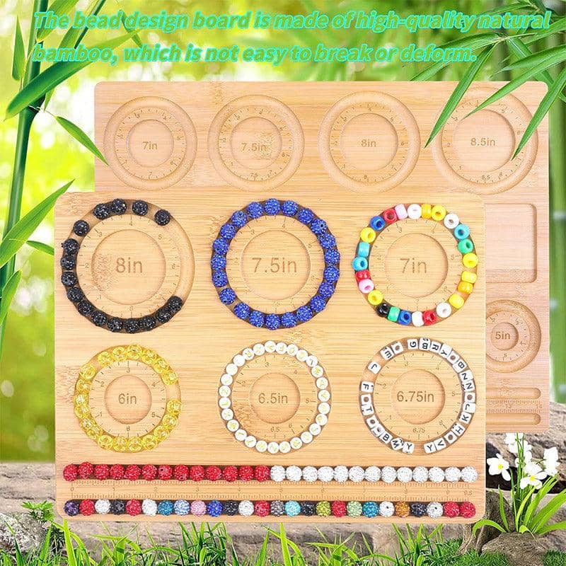 Bamboo Bead Design Board for Bracelets and Necklaces - view 4