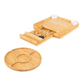 Bamboo Cheese Board Gift Set with Knives, Slate Labels and Bowls - view 2