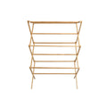 Bamboo Clothes Drying Rack Folding Floor Stand Indoor Vertical Laundry Hanger - view 2