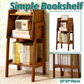 Bamboo Floor Standing Bookshelf, Sturdy Large Capacity Bookcase for Home Office