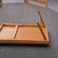 Bamboo Folding Lap Tray with Handles for Breakfast and Tea - 50 x 30 cm - view 5