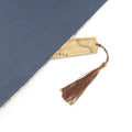 Bamboo Pipa Bookmark with Tassel - Orchid Design - view 5
