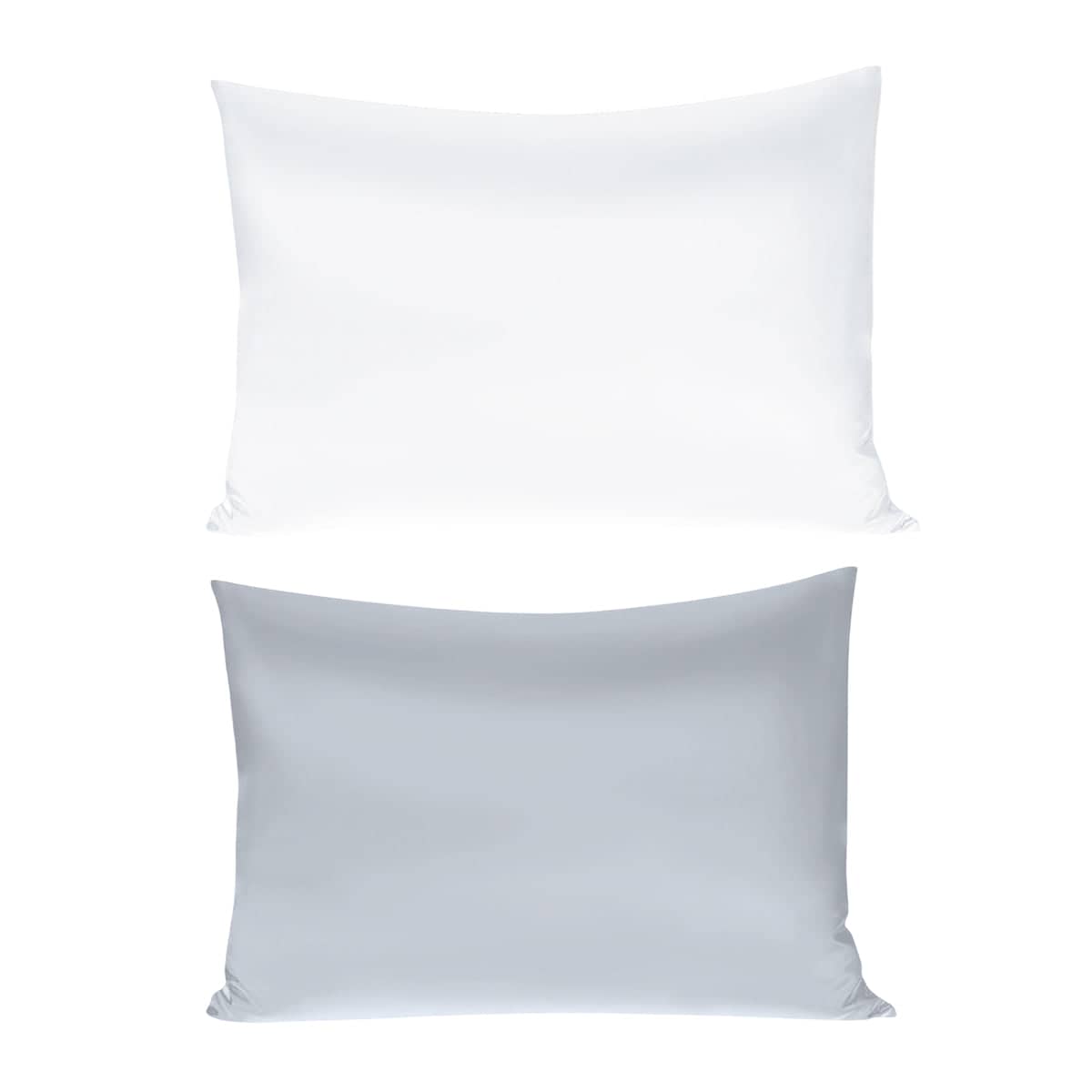 Bamboo Satin Pillowcase with Envelope Closure, 51 x 76 cm - Silver - view 3