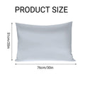Bamboo Satin Pillowcase with Envelope Closure, 51 x 76 cm - Silver - view 4