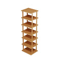 Bamboo Shoe Rack with 7 Tiers, 25 x 23 x 115 cm - view 2