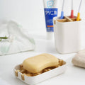 Bamboo Soap Dish with Removable Drain Rack - Black - view 4