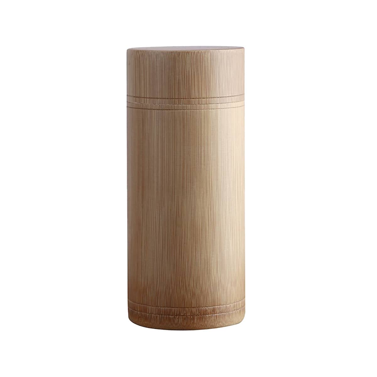 Bamboo Tea Canister with Sealed Lid - 125 g Capacity