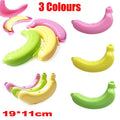 Banana Case Travel Lunch Box Fruit Protector - Green - view 2