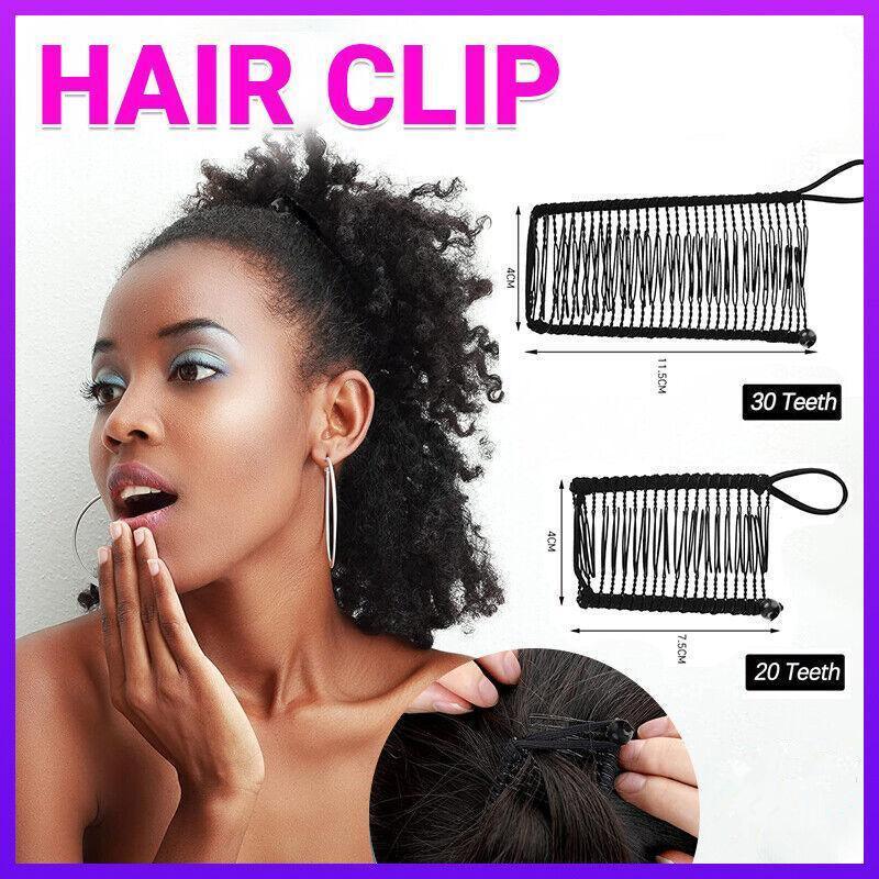 Banana Hair Clip, Double Comb, 11.5 x 4 cm - 30 Teeth - view 2