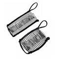 Banana Hair Clip, Double Comb, 11.5 x 4 cm - 30 Teeth - view 3