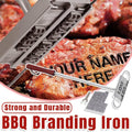 Barbecue Branding Iron with Interchangeable Alphabet Letters