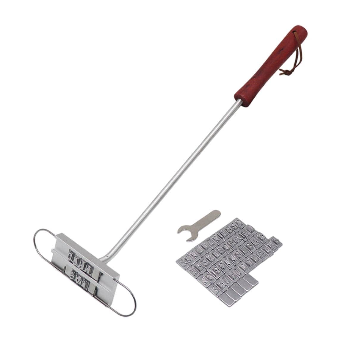 Barbecue Branding Iron with Interchangeable Alphabet Letters - view 2