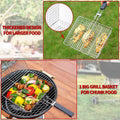 Barbecue Grilling Basket with Folding Handle, 304 Stainless Steel - view 4