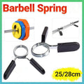 Barbell Spring Collar Clips, Pack of 2 - 25mm - view 2