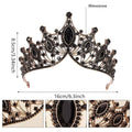 Baroque Style Bridal Tiara Crown, Wedding Party Headpiece for Women - view 3