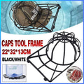 Baseball Cap Washer Cage for All Hat Sizes, Dishwasher Safe Cap Cleaner - Black - view 2
