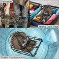 Baseball Cap Washer Cage for All Hat Sizes, Dishwasher Safe Cap Cleaner - Black - view 4