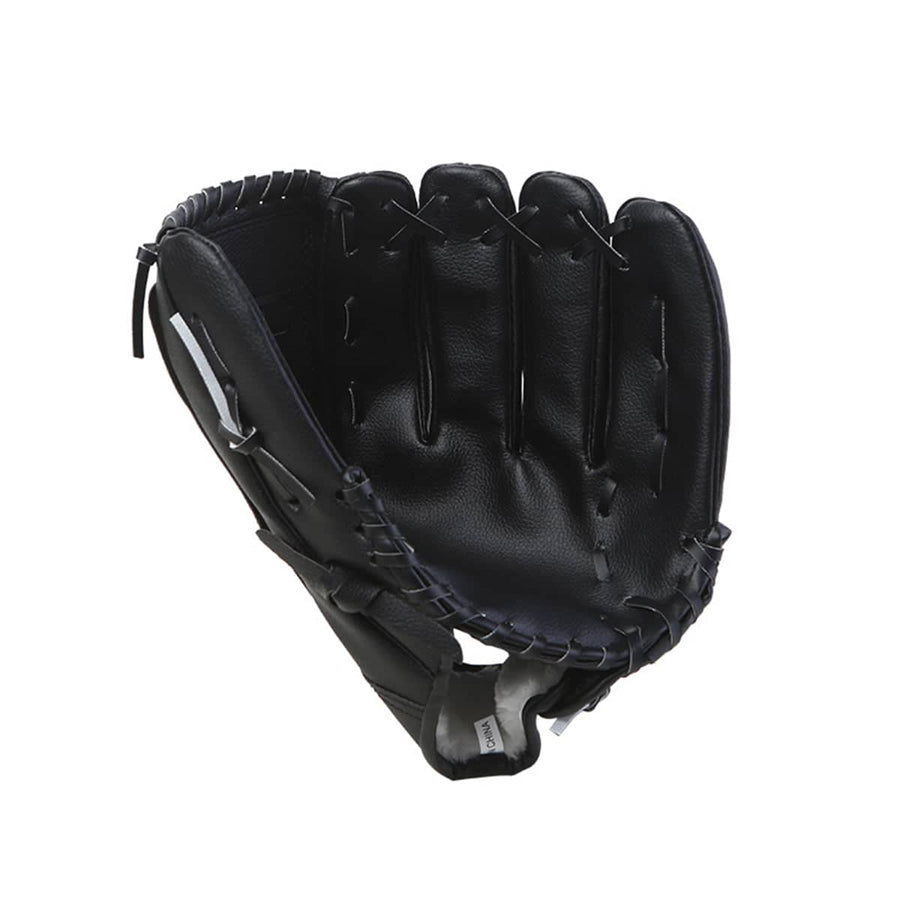 Baseball Glove Thickened Softball Glove Pitcher Mitt for Training - Black, 11.5 Inch (29.21 cm)