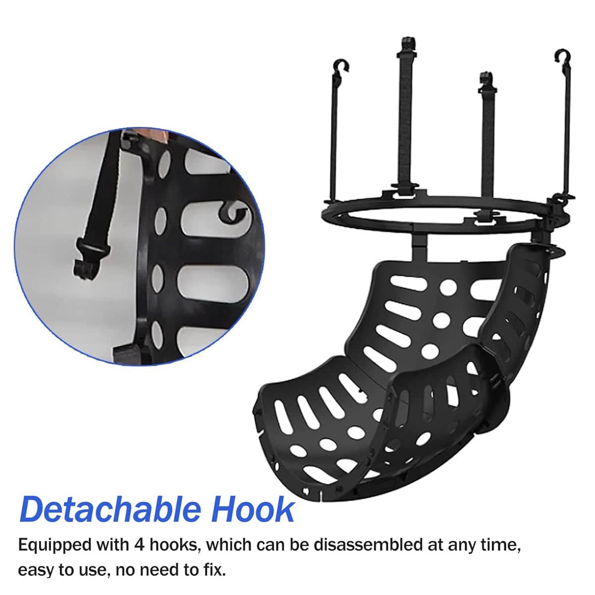 Basketball Ball Return Attachment for Hoops, Rebound Shot Practice Trainer - view 4