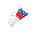 Basketball Hoop Replacement Nets, Pack of 2 - Red, White and Blue - view 3