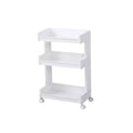 Bathroom Multi-Tier Mobile Storage Rack with Wheels, Space Saving - Regular Version