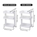 Bathroom Multi-Tier Mobile Storage Rack with Wheels, Space Saving - Regular Version - view 4