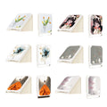 Bathroom Wall Mounted Folding Storage Box - Orange and Yellow Tulips Print - view 3
