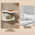 Bathroom Wall Mounted Folding Storage Box - Orange and Yellow Tulips Print - view 5