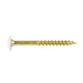 Buildex Cabinet Screw 10 x 50mm White Star Head 50 Pack Zinc Alloy - SuperSaverAU - view 2