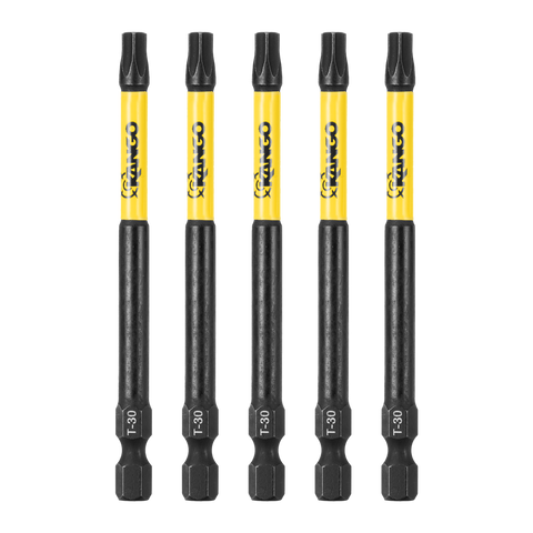 Kango 89mm TX30 HYPERTORQUE Impact Driver Bit 5 Pack - High Torque - Durable - SuperSaverAU - view 2