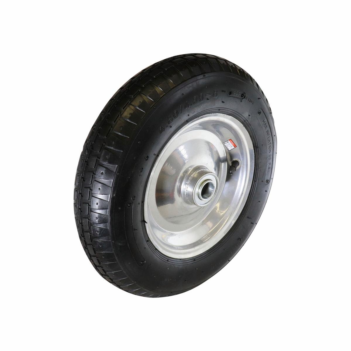 Move It Pneumatic Wheel 3.00 x 8mm Rubber Steel Shock Absorbent - SuperSaverAU - view 1
