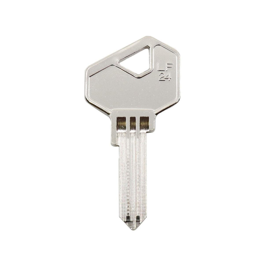 EHI Silver Blank Key - 49mm 24 Nickel Plated Brass - Easy To Carry - SuperSaverAU - view 1