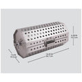 Broil King stainless steel rotisserie tumble basket - suits most rotisserie systems - hands-free - 64875