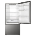 Haier 517L Bottom Mount Fridge - Satina Silver, 5.5 Star Energy, Reversible Door - HRF510BS