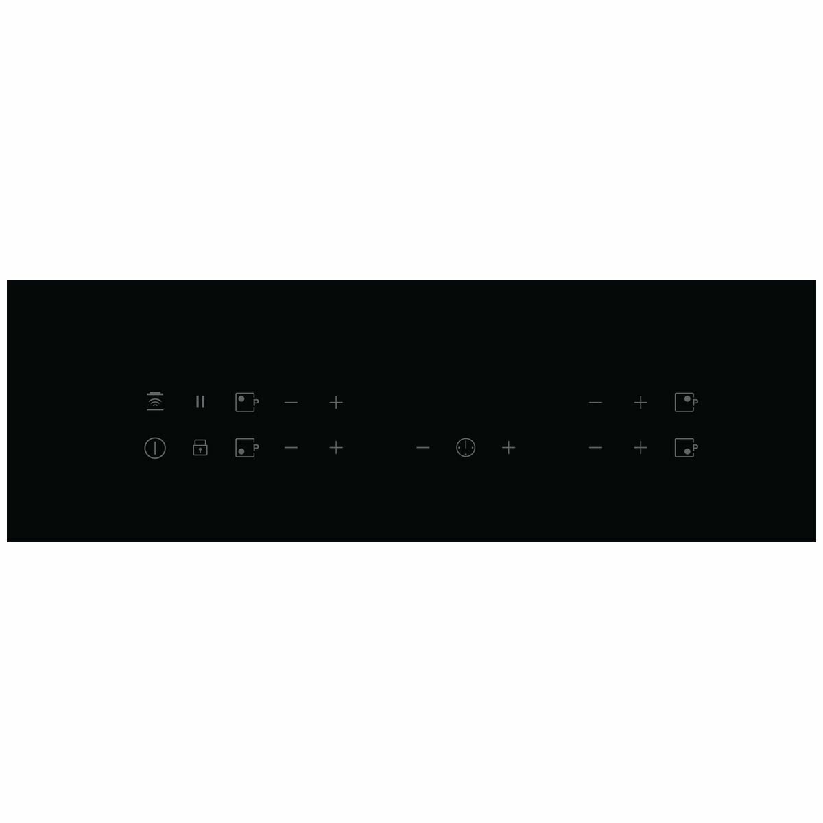 Chef 90cm induction cooktop - four zones, PowerBoost, auto-off safety, 9 power levels - CHI944BB