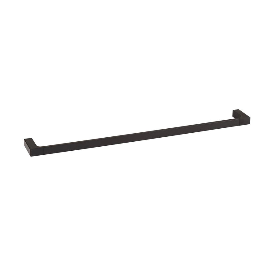 Mondella 600mm Matte Black Rumba Towel Rail - Metal - Stylish - Durable - SuperSaverAU - view 1