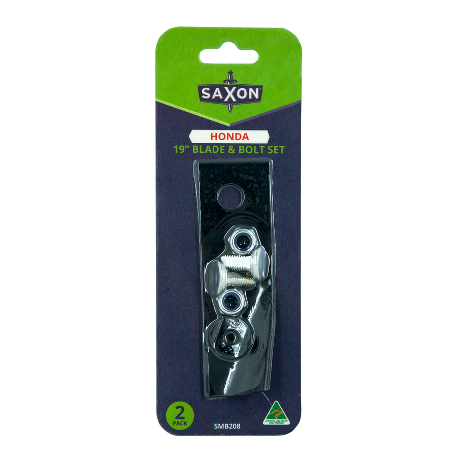 Saxon Honda Rover Blade Bolt Set - 2 Pack - 19”-21” Mower Replacement Blades - SuperSaverAU - view 1