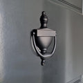 Adoored Door Knocker - 158mm - Steel - Black Finish - SuperSaverAU - view 2