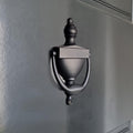 Adoored 158mm Black Steel Door Knocker
