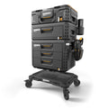 Toughbuilt Stacktech 4 Wheel Cart - 480mm x 180mm x 600mm - Heavy-Duty Mobility - SuperSaverAU - view 4